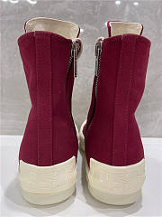 Rick Owens DRKSHDW Twill High Bruise Burgundy - DS20F1800TWP 931 - 4