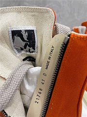 Rick Owens DRKSHDW Fogachine Mega Lace Orange Canvas High Top - DS01B7800DMW1 5311 - 3