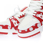 Louis Vuitton LV x Yayoi Kusama Sneaker Red - 1AB8J1 - 4