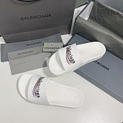 	 Balenciaga Pool Slide White  - 2