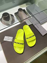 Balenciaga Pool Slide Lime - 565826 W1S803501 - 5