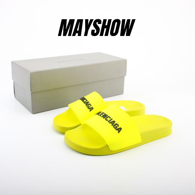 Balenciaga Pool Slide Lime - 565826 W1S803501 - 1