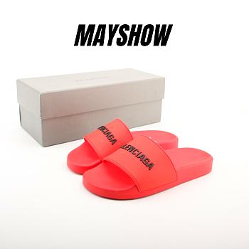 Balenciaga Pool Slide Red - 565826 W1S80 6561