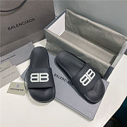 Balenciaga Pool Slides 3D BB Glow Logo - 656395W1S851090 / 656395W1S861073 - 5