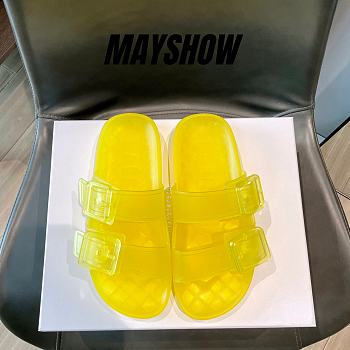 	 Balenciaga Mallorca Sandal Clear Yellow