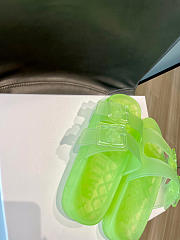 Balenciaga Mallorca Sandal Clear Neon Yellow - 656937W2DZ27321 - 5