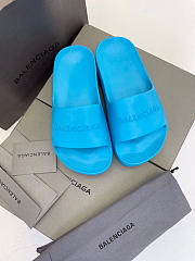 Balenciaga Chunky Slide Blue - 654315W1S894000 - 2