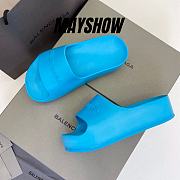 Balenciaga Chunky Slide Blue - 654315W1S894000 - 1