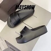 Balenciaga Chunky Slide Black - 654315W1S891000 - 1