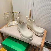 Bottega Veneta Stride Ankle Boots Sea Salt   - 3