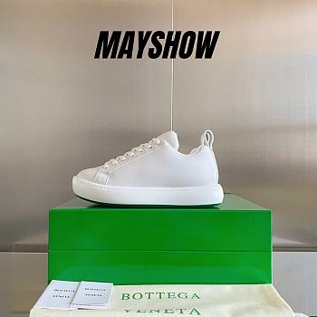 Bottega Veneta Optic White Parakeet Pillow Sneaker - 716198V2CS09185