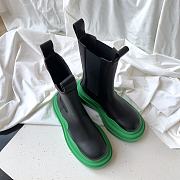 Bottega Veneta Tire Chelsea Boot Black Grass - 630297VBS501477 - 4