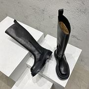 Bottega Veneta Tire Chelsea Knee High Boot Black - 2