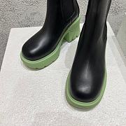 Bottega Veneta Pistachio Flash Ankle Chelsea Boot Shearling  - 2