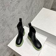 Bottega Veneta Pistachio Flash Ankle Chelsea Boot Shearling  - 4