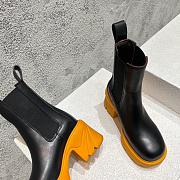 Bottega Veneta Black Tangerine Flash Ankle Chelsea Boot Shearling - 4