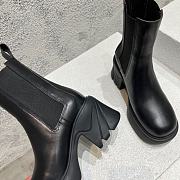 Bottega Veneta Black Flash Ankle Chelsea Boot Shearling - 3