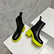 Bottega Veneta Black Kiwi Flash Ankle Chelsea Boot Shearling - 5