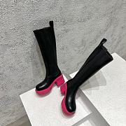 Bottega Veneta Hollyhock Flash Knee High Chelsea Boot Shearling - 4