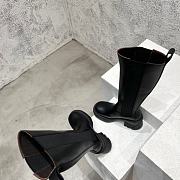 Bottega Veneta Black Flash Knee High Chelsea Boot Shearling - 3