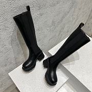 Bottega Veneta Black Flash Knee High Chelsea Boot Shearling - 5