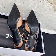 Celine Kitten With Metal Toe In Tan - 5