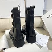 Celine Bulky Buckled Medium Boot In Calfskin Black - 346513607C.38NO - 2