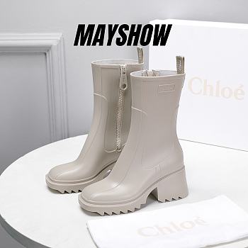 Chloe Nomad Beige Betty Rain Boot - CHC22A239Z228U