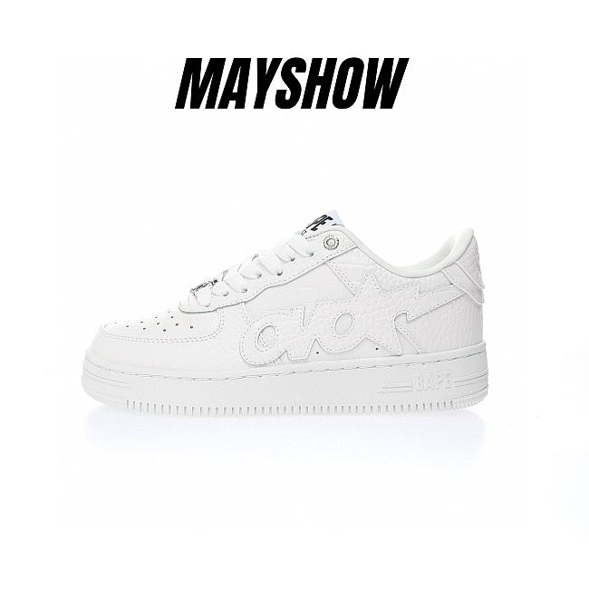 A Bathing Ape Bapesta OVO White - 1