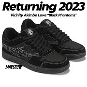 Vicinity Akimbo Lows Black Phantom Low Top Sneakers Mayshow