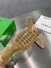 Bottega Veneta Cane Sugar Sparkle Stretch Lace-Up Sandal - 667206V0GU12624 - 3