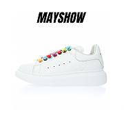 Alexander McQueen Oversized Sneaker White Multi - 553680 WHX9P 9035 - 1