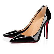 Christian Louboutin Kate 100 Black Patent Pumps - 3191411BK01 - 5