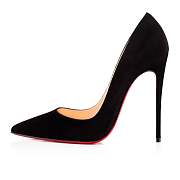 Christian Louboutin Kate 120 Black Suede Pumps - 3191417BK01 - 4