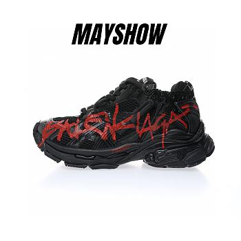 Balenciaga Runner Black Graffiti - 677403W3RBQ1060