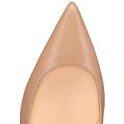 Christian Louboutin Kate 85 Nude Nappa Pumps - 3190044PK1A - 4