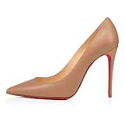 Christian Louboutin Kate 100 Nude Nappa Pumps - 3190048PK1A - 5