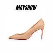 Christian Louboutin Kate 85 Nude 1 Nappa Pumps - 1210665N247 - 1