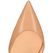 Christian Louboutin O Kate Sling 100 Nude Leather Pumps - 3221251PK1A - 5