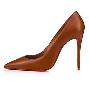 Christian Louboutin Kate 100 Nude 5 Nappa Pumps - 1210663N248 - 3