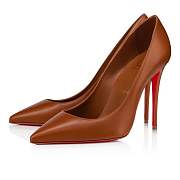 Christian Louboutin Kate 100 Nude 5 Nappa Pumps - 1210663N248 - 5