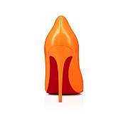 Christian Louboutin Kate 100 Orange Patent Pumps - 1231101O285 - 2