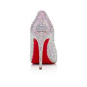 Christian Louboutin Kate 100 Multicolor Suede and Strass Pumps - 1200479W081 - 2