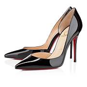 Christian Louboutin Iriza 100 Black Patent Pumps - 3130524BK01 - 5