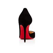 Christian Louboutin Iriza 100 Black Suede Pumps - 3130523BK01 - 2