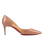 Christian Louboutin Iriza 70 Nude Patent Pumps - 3140722PK1A - 5