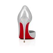 Christian Louboutin Iriza 100 Silver Nappa Pumps - 3220080S211 - 2