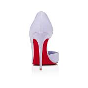 Christian Louboutin Iriza 100 Purple Suede Pumps - 1230776L277 - 5