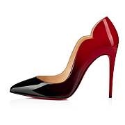 Christian Louboutin Hot Chick 100 Black Red Patent Pumps - 1200664M283 - 3