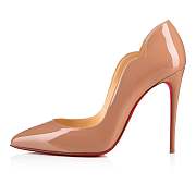 Christian Louboutin Hot Chick 100 Nude Patent Pumps - 1190911PK1A - 3